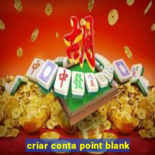 criar conta point blank